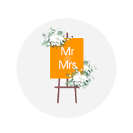 Bảng welcome đám cưới